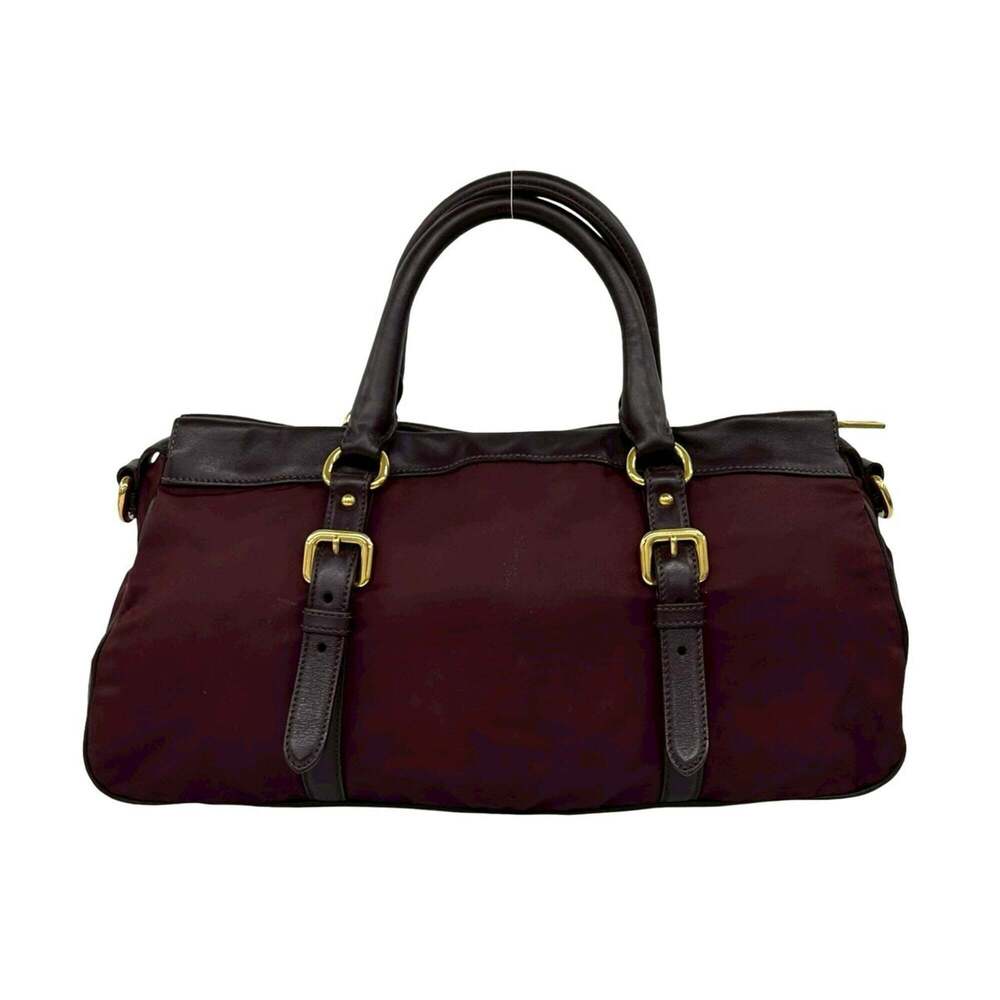 PRADA Red Leather Shoulder Bag - Picture 3 of 10